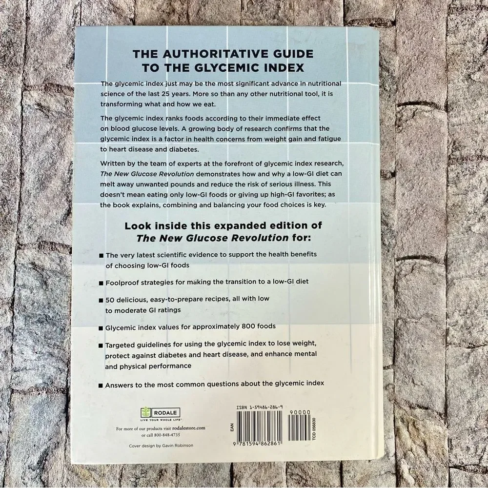 The New Glucose Revolution Hardcover Guide to Dietary Solutions to Weight Loss